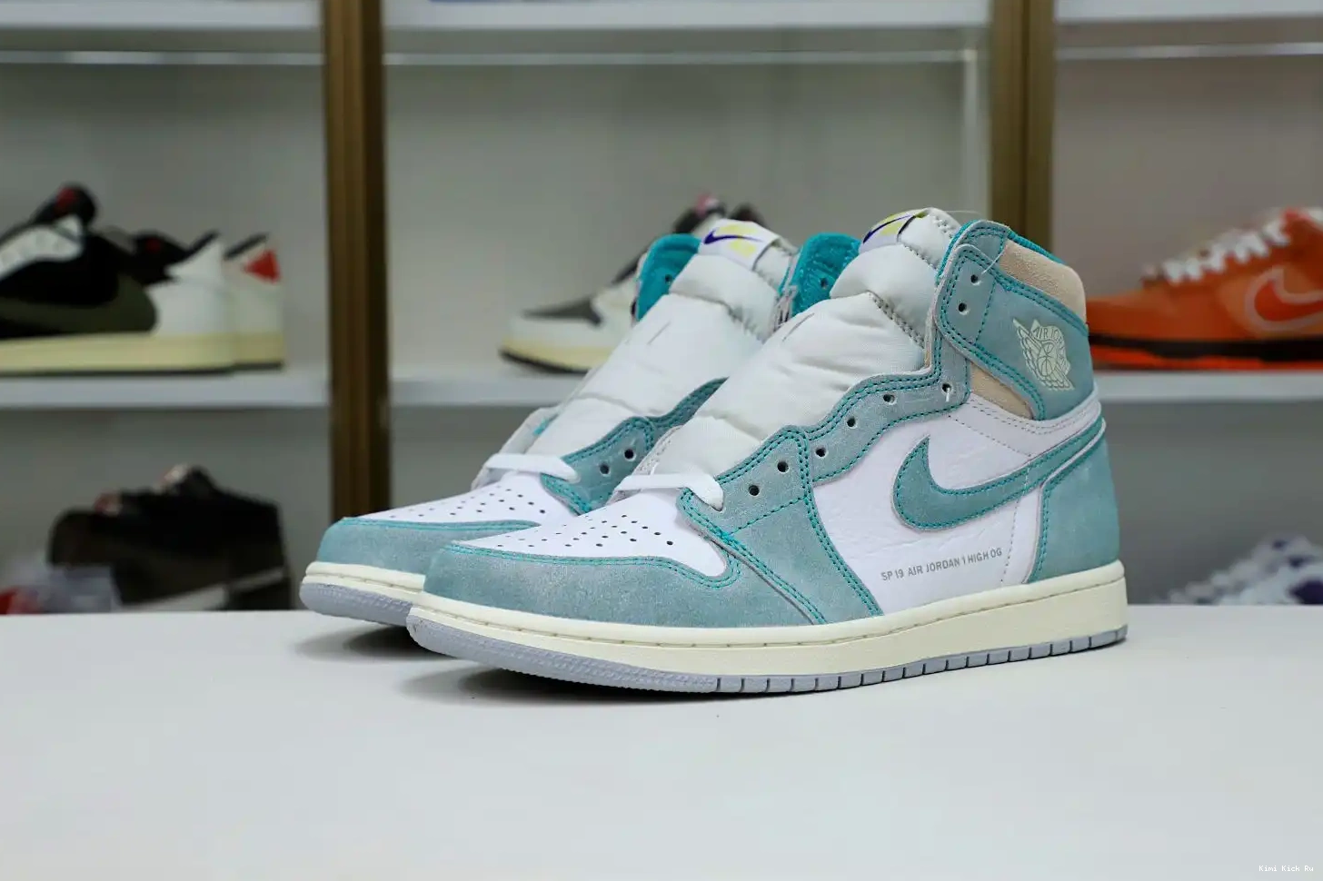 'TURBO AIR 1 OG GREEN' Kimikick JORDAN HIGH RETRO 0711